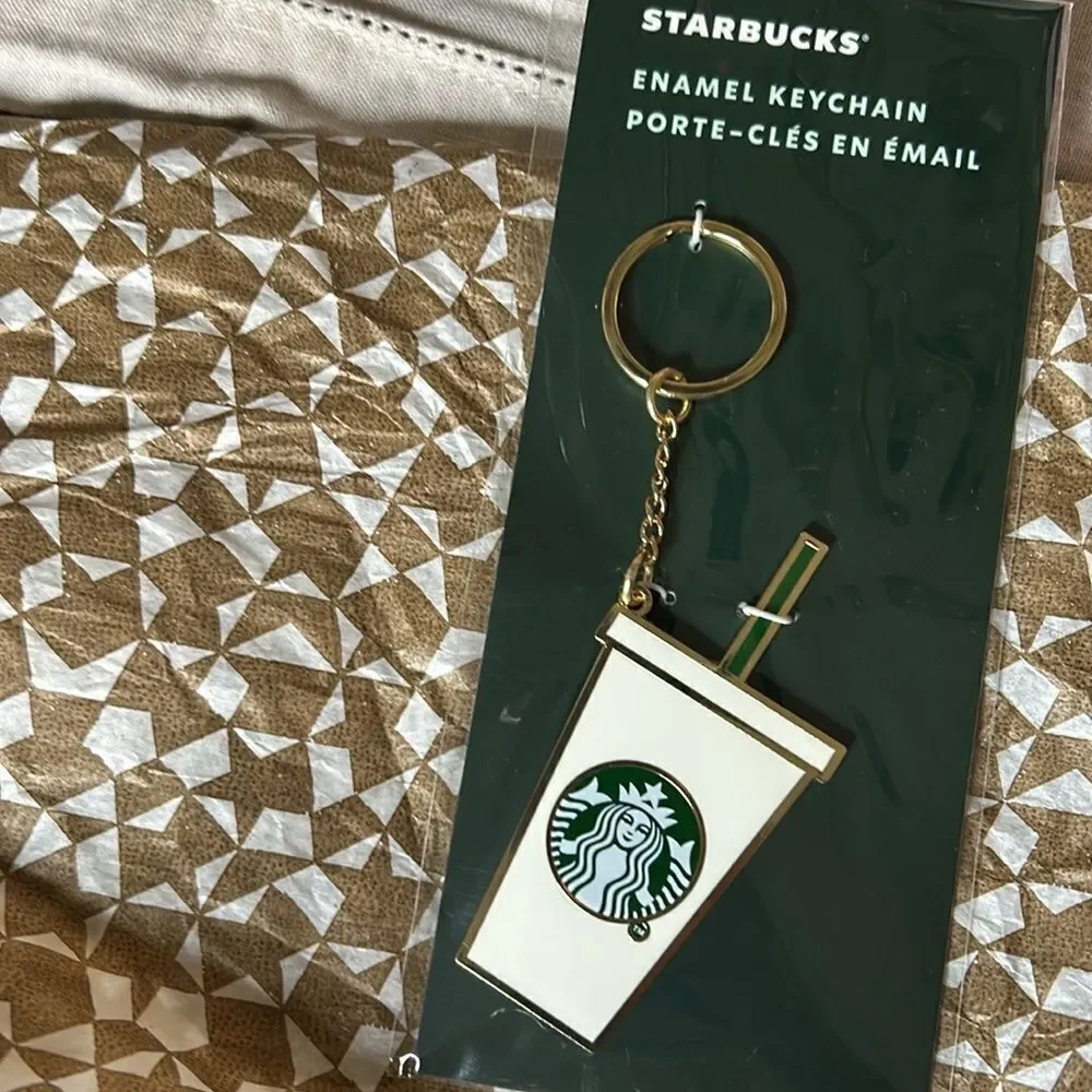 Starbucks® Enamel Keychain NEW